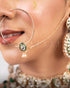 Kundan Zar-e-Taj Bridal Set with Maala Nath and Ring